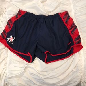University of Arizona Nike shorts
